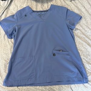 Beyond Scrubs Ceil Blue set - top & joggers (see description)